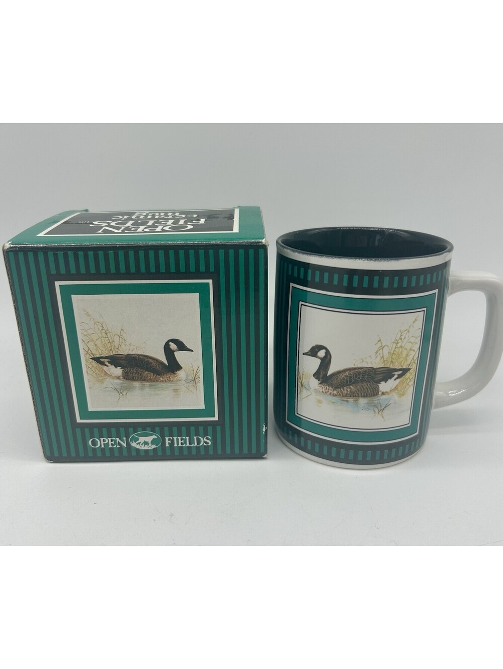 VTG Canada Goose Mug Cup 1980s Enesco Korea Cottagecore Nature Ducks Birds NOS
